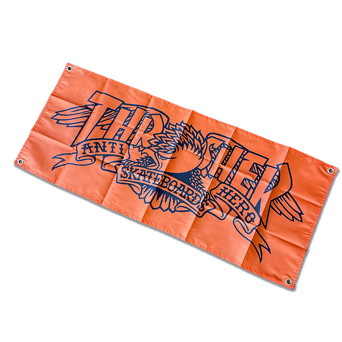 THRASHER x ANTI HERO "MAG BANNER" バナー (ORANGE)