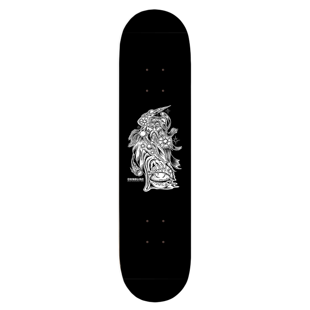 GRINDLINE SKATEPARKS - "WIZARD OF WOODEN TOY" DECK (W8.75)