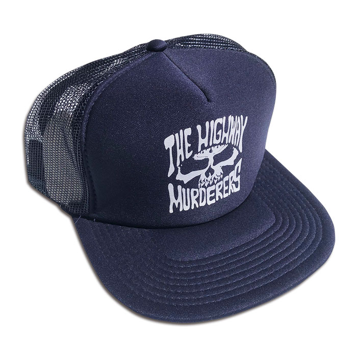 THE HIGHWAY MURDERERS - "LOGO" メッシュCAP (NAVY)
