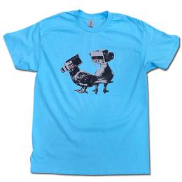 SIX STAIR - シックス ステア "PIGIONS"Tシャツ (サファイア)