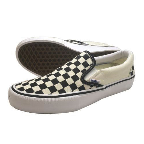 VANS - ヴァンズ "SLIP-ON PRO" (BLACK CHECKER)