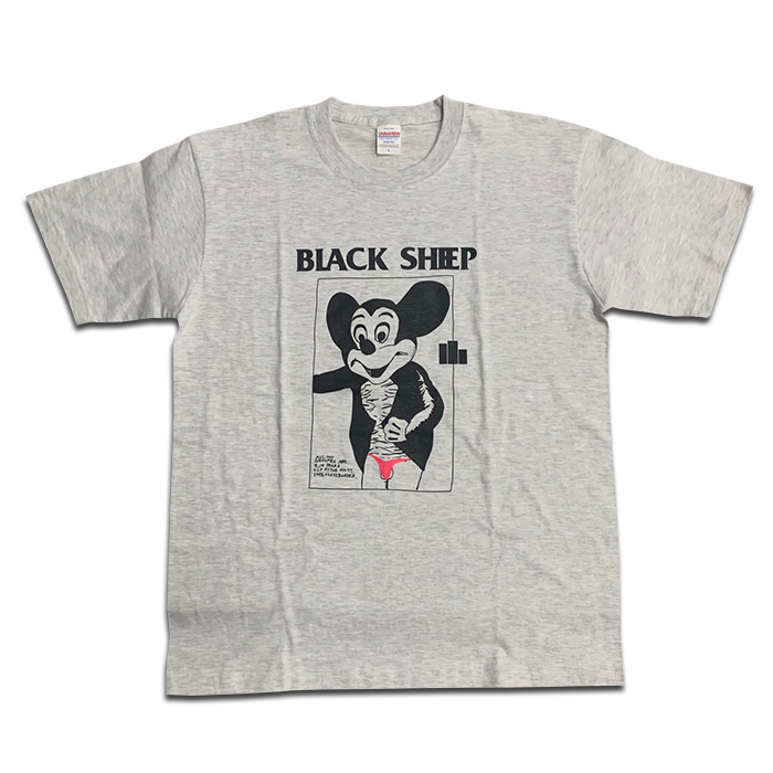 BLACK SHEEP SKATES - ブラックシープ "MIKKI-" S/S Tシャツ(Gray)