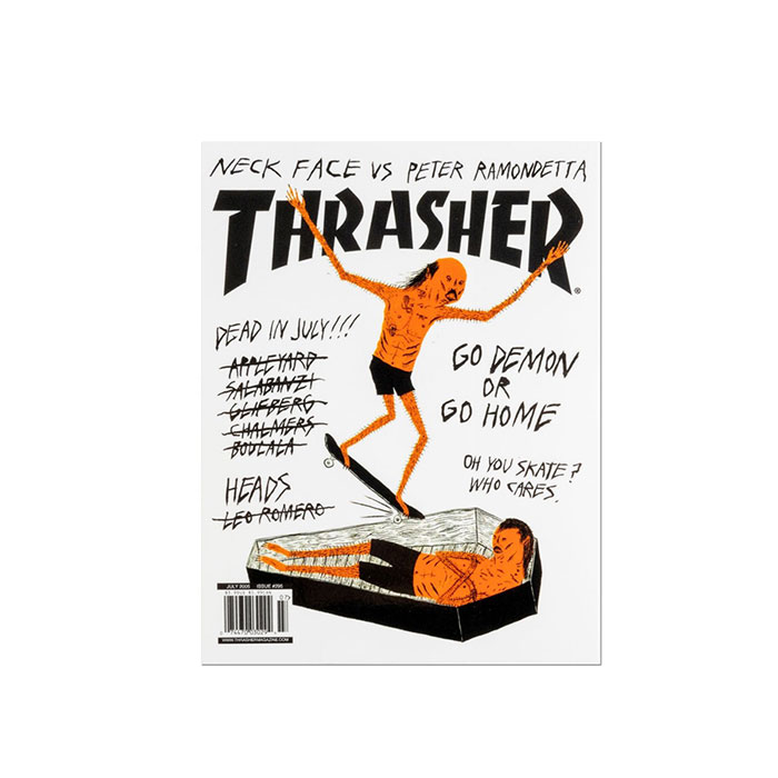 THRASHER - スラッシャー "NECK FACE" ネックフェイス ステッカー