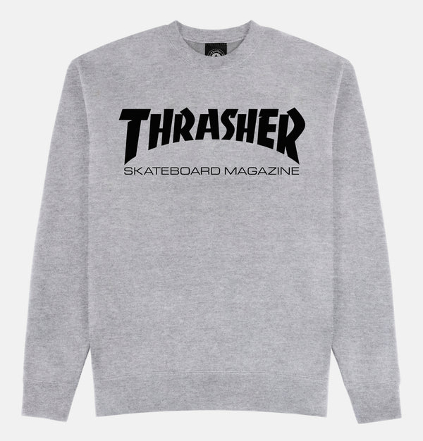 THRASHER - スラッシャー "MAG LOGO" クルーネックスウェット(GRAY)