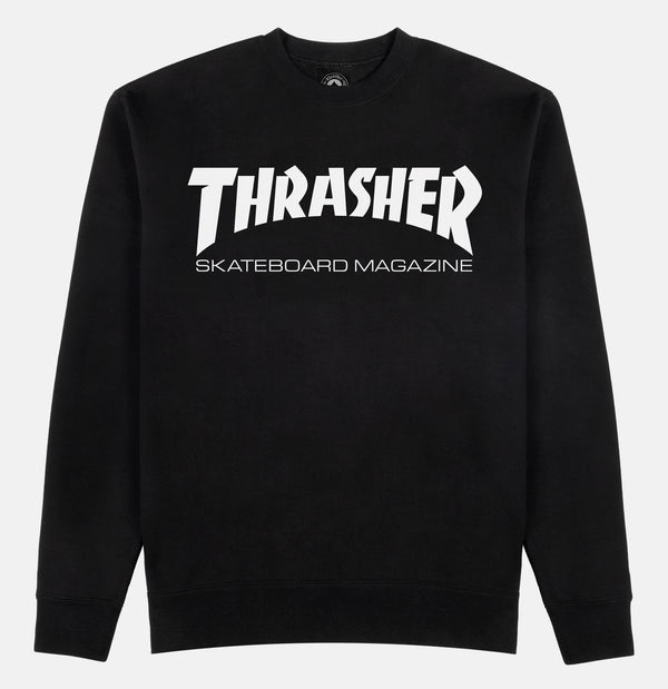 THRASHER - スラッシャー "MAG LOGO" トレーナー (BLACK)