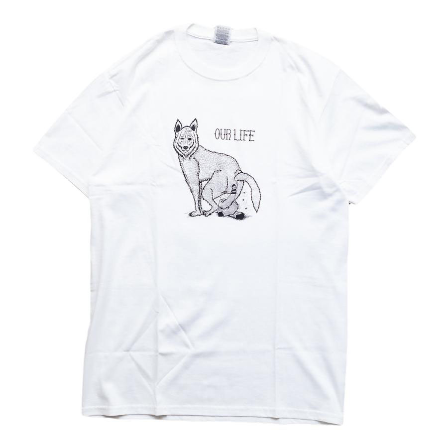 OUR LIFE - アワーライフ "Wolf" S/S Tシャツ (Mサイズ)