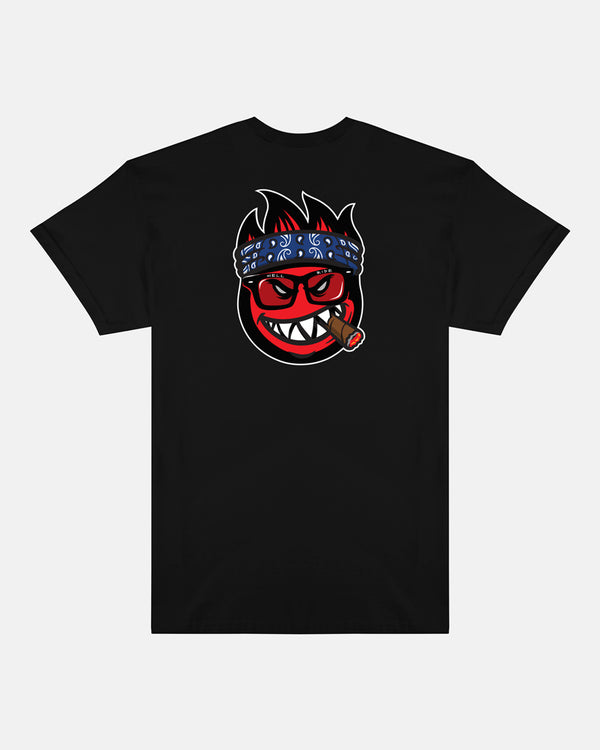 THRASHER x SPITFIRE "JAKE PHELPS Fireball" S/S TEE (BLACK)
