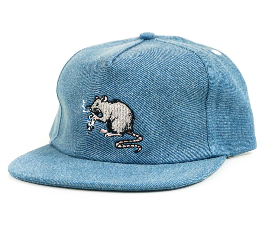 REAL - リアル "STREET CLEANER" スナップバック キャップ (DENIM)