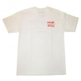 MAKA LASSI - マカラッシ "SLOW'N LOW" S/S Tシャツ (WHITE)