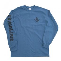 GRINDLINE - グラインドライン "COMPASS" L/S Tシャツ (I.BLUE)