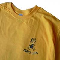 OUR LIFE - アワーライフ "DIRTY PIGEON" S/S Tシャツ (GOLD)