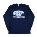 BLACK SHEEP SKATES - "KIDNEY" L/S Tシャツ (NAVY)