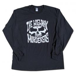 THE HIGHWAY MURDERERS - "FRONT LOGO" L/S TEE (黒)
