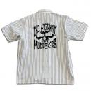 THE HIGHWAY MURDERERS - "BACK LOGO" ワークシャツ (白)