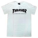THRASHER - スラッシャー  "MAG LOGO" S/S Tシャツ (WHITE)
