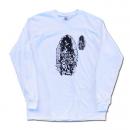 BLACK SHEEP SKATES - "MOBBY GUADALUPE" L/S TEE (白)