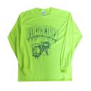 FORCE OUT - フォースアウト"615" L/S TEE (SAFFTY GREEN)