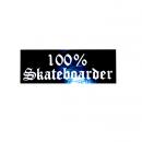 100%SKATEBOARDER - 100%スケートボーダー "LOGO" ステッカー