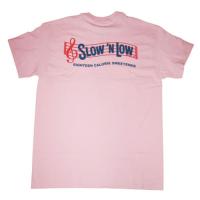 MAKA LASSI - マカラッシ "SLOW'N LOW" S/S Tシャツ (PINK)