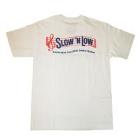 MAKA LASSI - マカラッシ "SLOW'N LOW" S/S Tシャツ (WHITE)