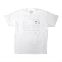 DOOM SAYERS - ドゥームセイヤース "SNAKE SHAKE" Tシャツ (白)