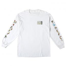 ANTI HERO - アンタイヒーロー "ROCHED OUT" L/S TEE (WHT)