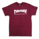 THRASHER - スラッシャー  "MAG LOGO" S/S Tシャツ (MAROON)