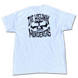 THE HIGHWAY MURDERERS - "BACK LOGO" S/S TEE (白)