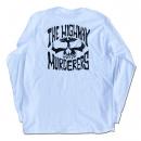 THE HIGHWAY MURDERERS - "BACK LOGO" L/S TEE (白)